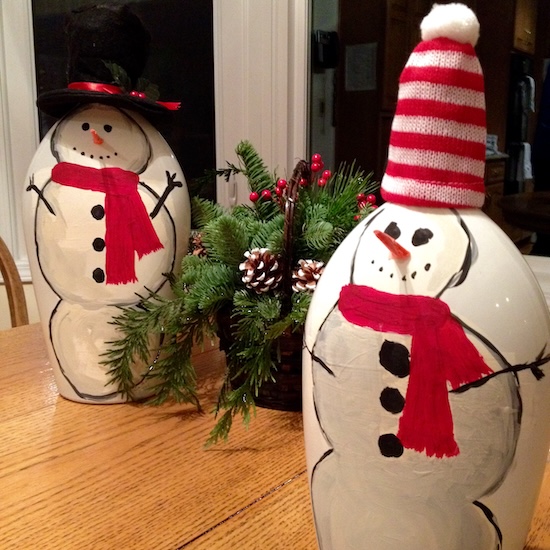 Creative decor of RChata bottle