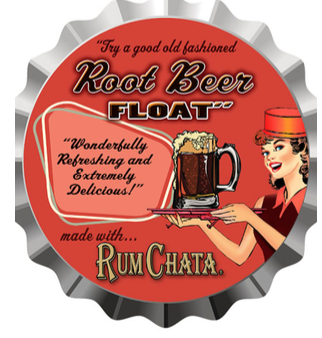 Root Beer Float Bottle Cap Sign 2015