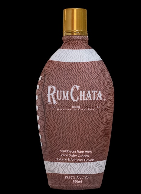 The RumChata football bottle sleeve that Charlie created to promote our tailgate positioning.  You can see how authentic it looks with leather grain.  It looked so real some customers would toss it across an aisle in a liquor store and there were  a few incomplete passes, leading to 'cleanup in aisle 3!’