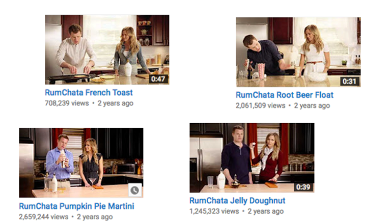 Nick and his assistant in a few of our recipe YouTube videos.  By the end of 2020 we had received over 44 million views of these short vignettes.  They really drove creativity and alternate uses for the brand.